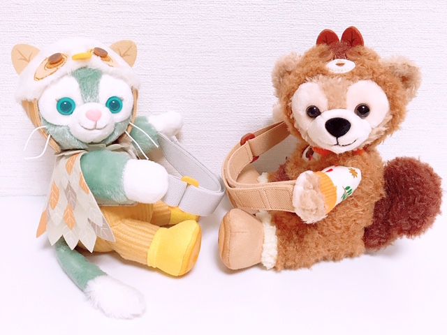 ダッフィー・ジェラトーニ】抱きつきぬいぐるみが可愛い! ベルトが隠れ