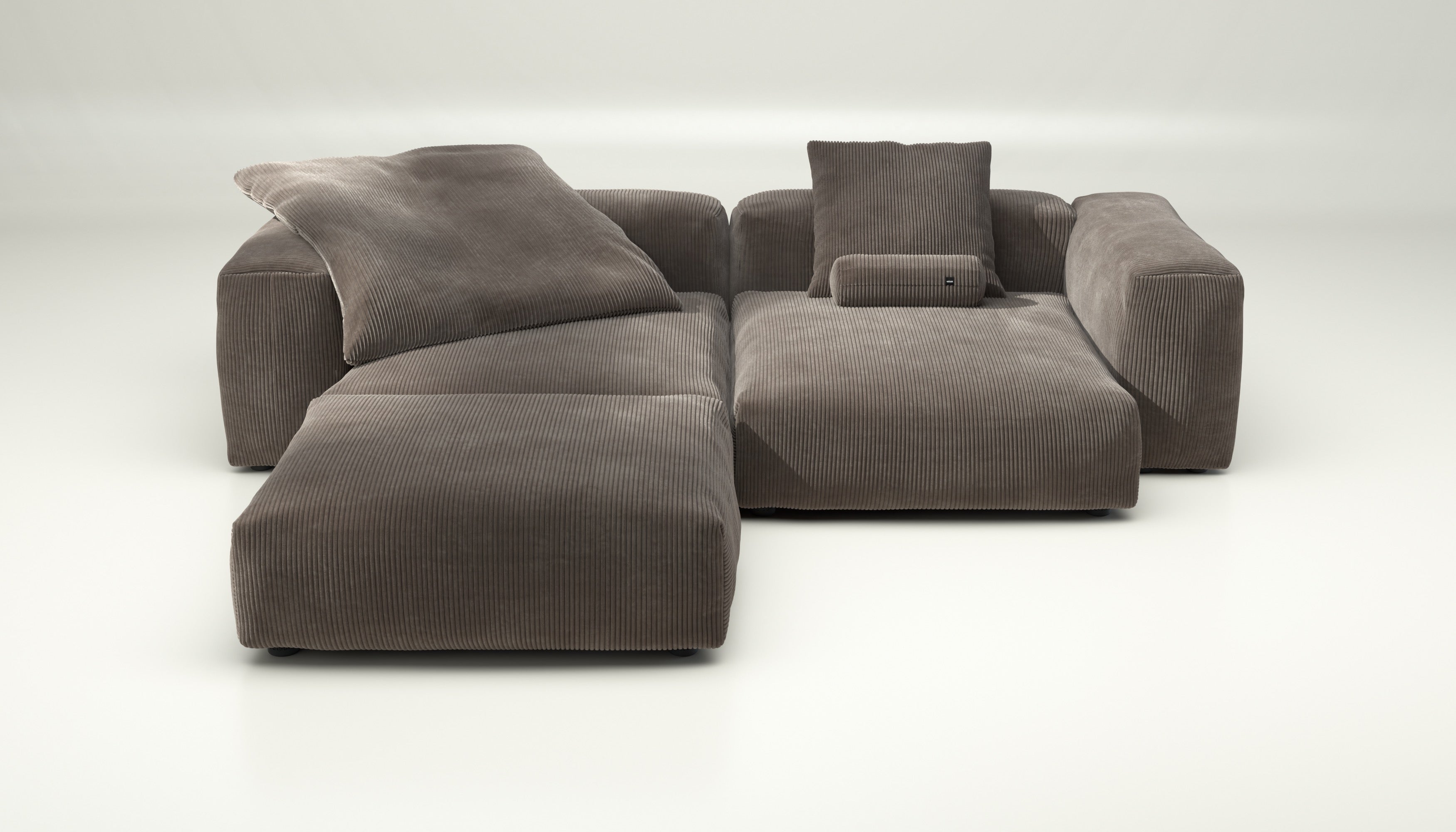 vetsak | Sofa Set 03 - Cord Velour - Mocha | Modular Sofa | 3.5