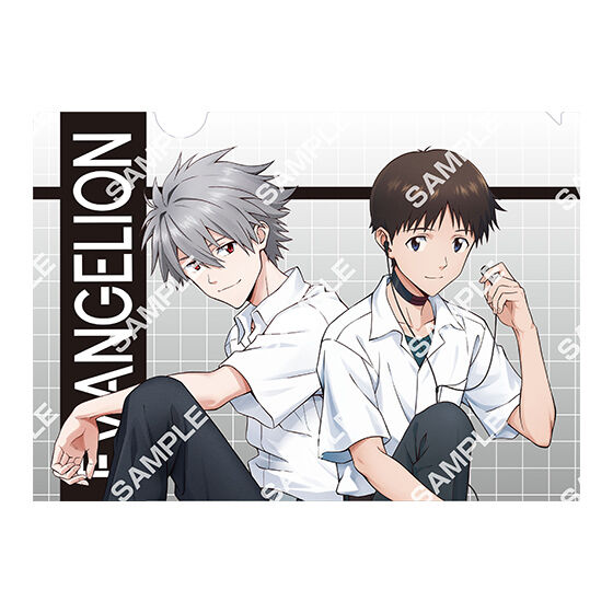 EVANGELION MINI CLEAR FILE COLLECTION | NEW | Gashapon US official