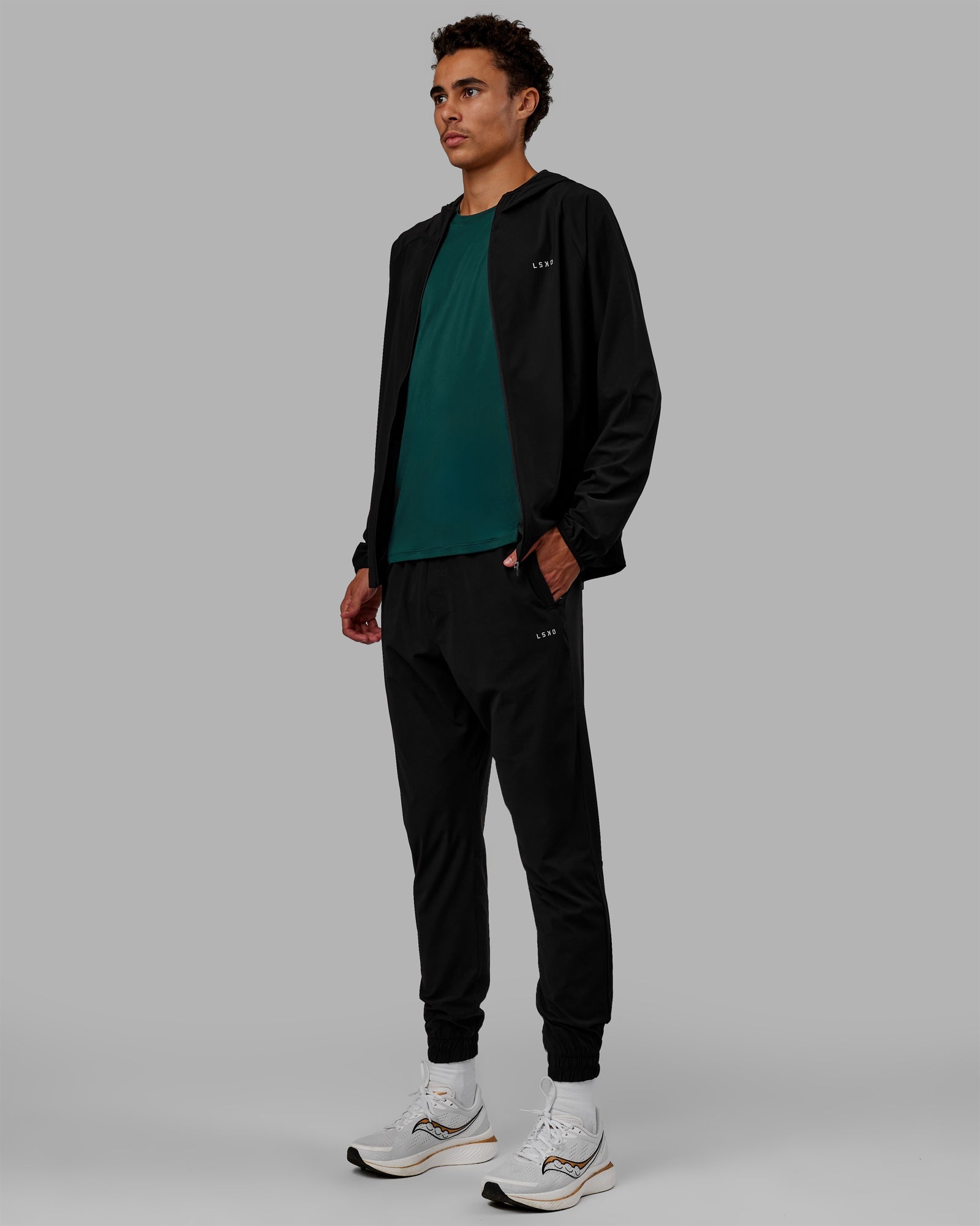 Mens Train-Lite FLXMAX Jacket - Black | LSKD – LSKD US