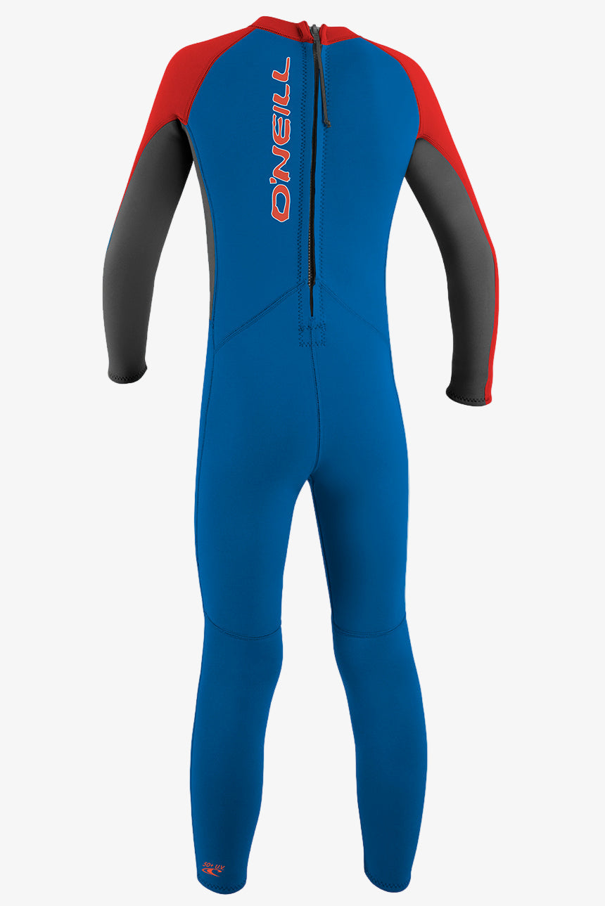 Toddler Reactor-2 2MM Back Zip Full - Ocean/graph/red | O'Neill