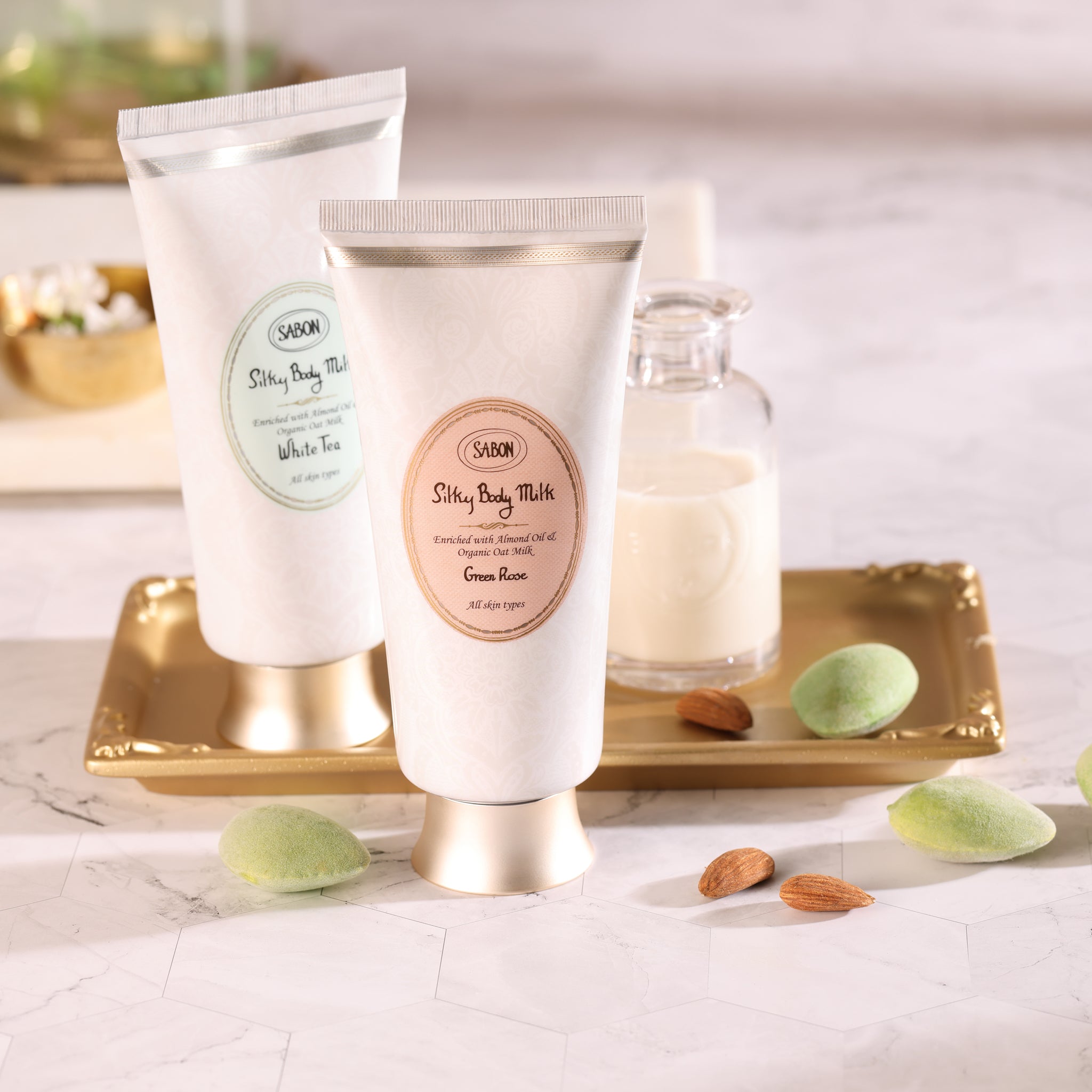 Silky Body Milk White Tea Scent 200mL – SABON