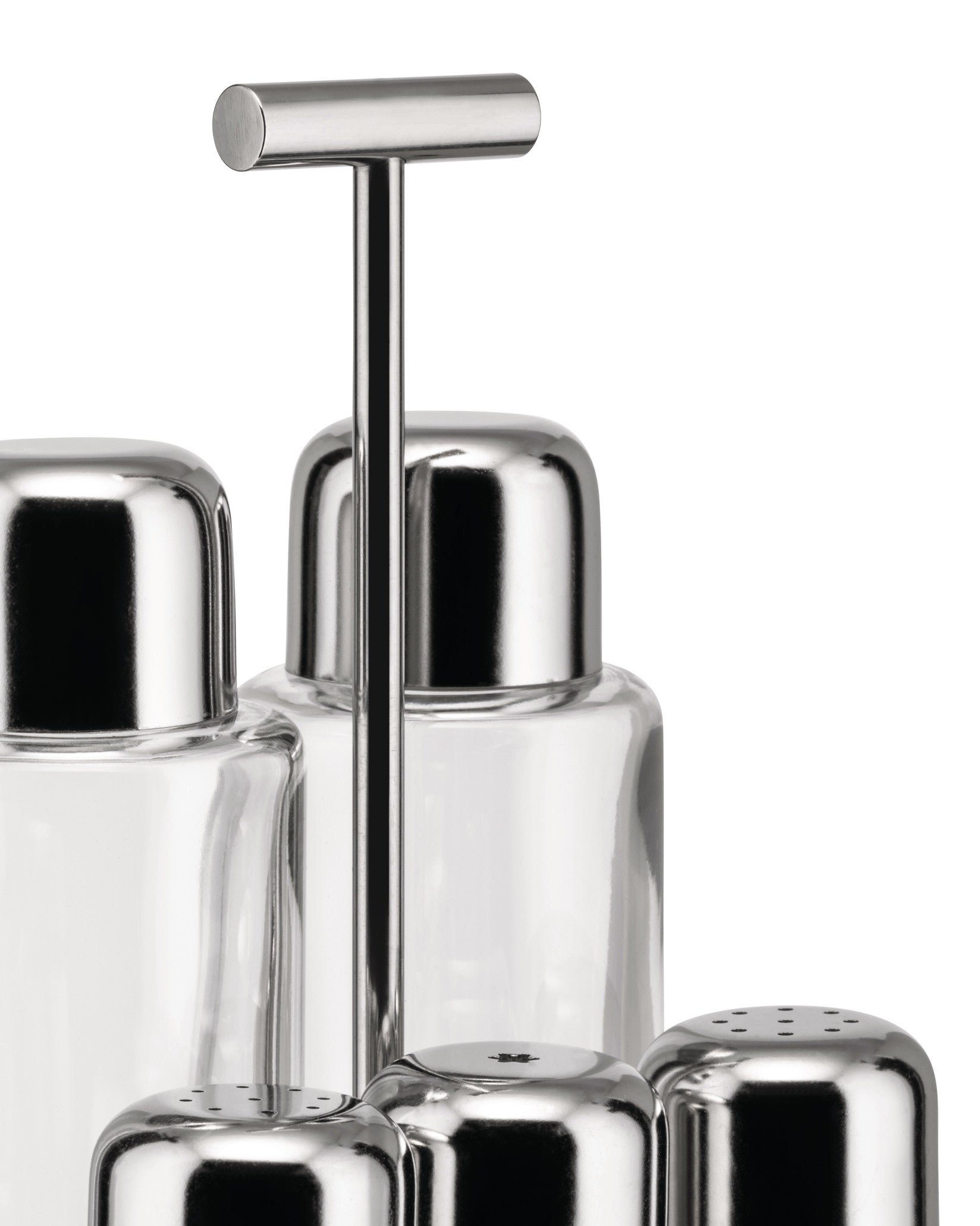 CACTUS! - Condiment set: oil, vinegar, salt & pepper | Alessi