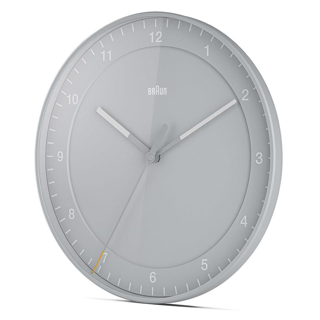 BC17 Braun classic large analogue wall clock - grey – US - Braun