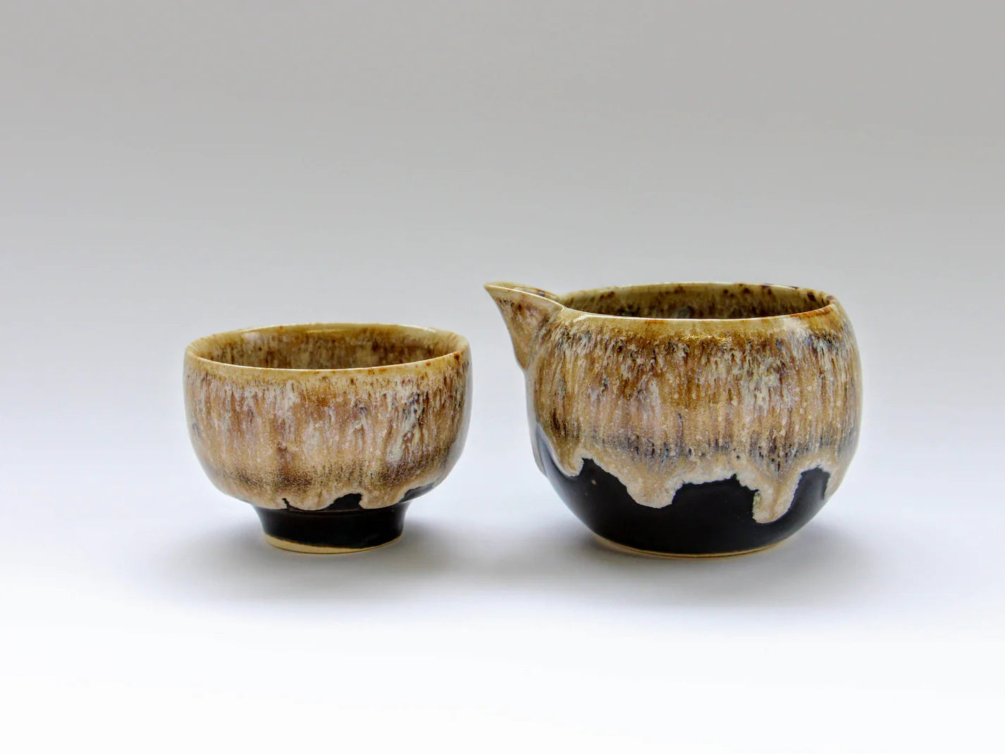 e3087 西岡小十 絵唐津 壷 共箱 唐津焼 壺 花入 茶道具 唐津焼 西岡