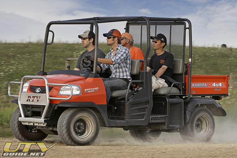 Kubota Adds Transformable Four Passenger RTV 1140CPX 4×4 Work