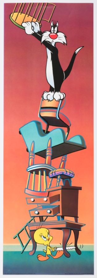 Sylvester & Tweety Don't Look Down Limited Edition Poster - ID