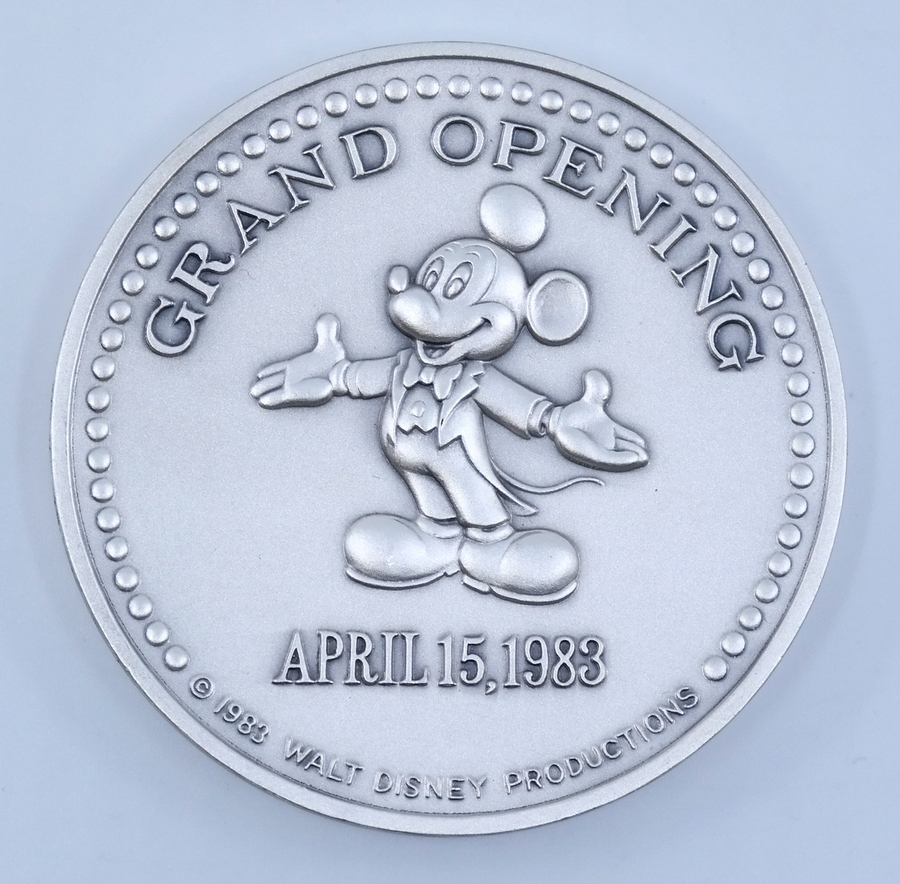 Tokyo Disneyland Resort Grand Opening Medallion - ID
