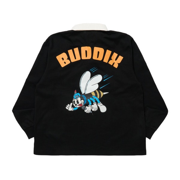 Bee Printed Rugby Shirt | buddix | VERTICAL GARAGE OFFICIAL ONLINE