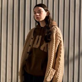 Cable Knit Cardigan | buddix | VERTICAL GARAGE OFFICIAL ONLINE