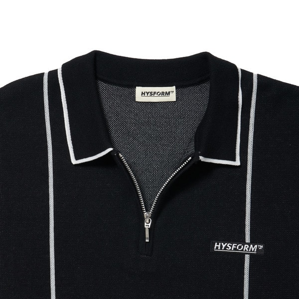 HALF ZIP KNIT POLO | HYSFORM™ | VERTICAL GARAGE OFFICIAL ONLINE