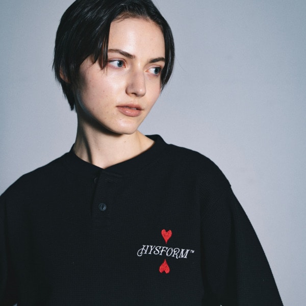 HENRY NECK WAFFLE L/S TEE | HYSFORM™ | VERTICAL GARAGE OFFICIAL