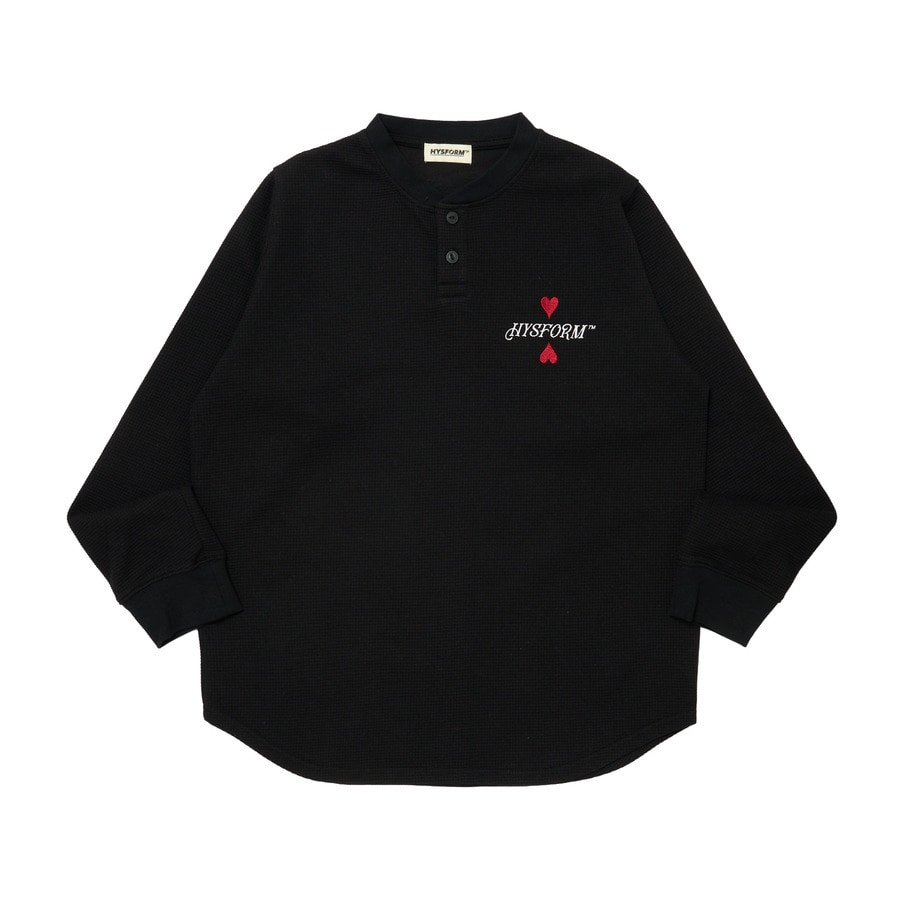 HENRY NECK WAFFLE L/S TEE | HYSFORM™ | VERTICAL GARAGE OFFICIAL