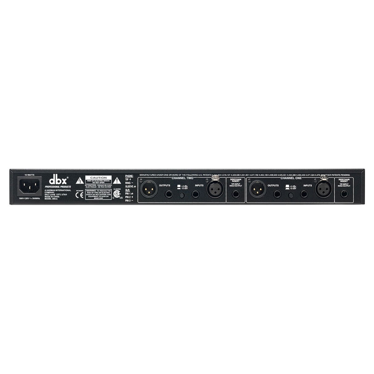 DBX 266XS Dual-Channel Compressor/Gate - Vintage King