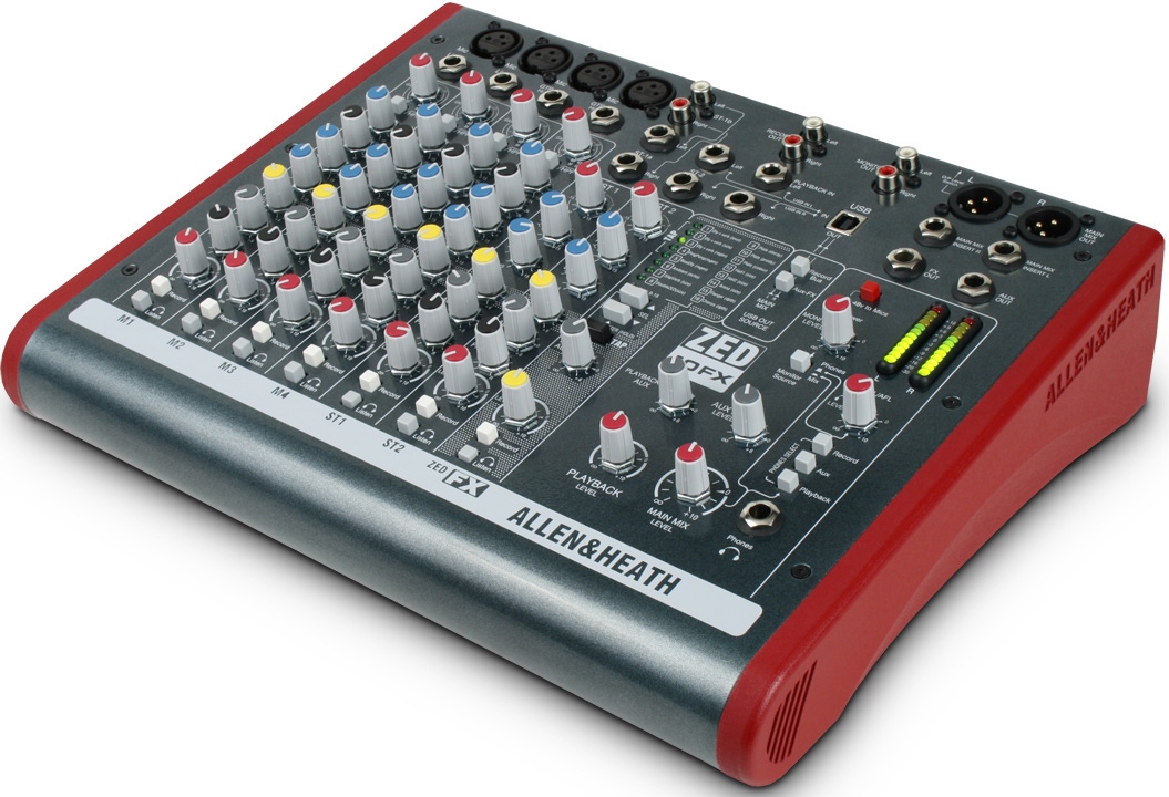 ジャンク】 通電OK ALLEN&HEATH ZED-10 パーツ取り ジャンク】 通電OK
