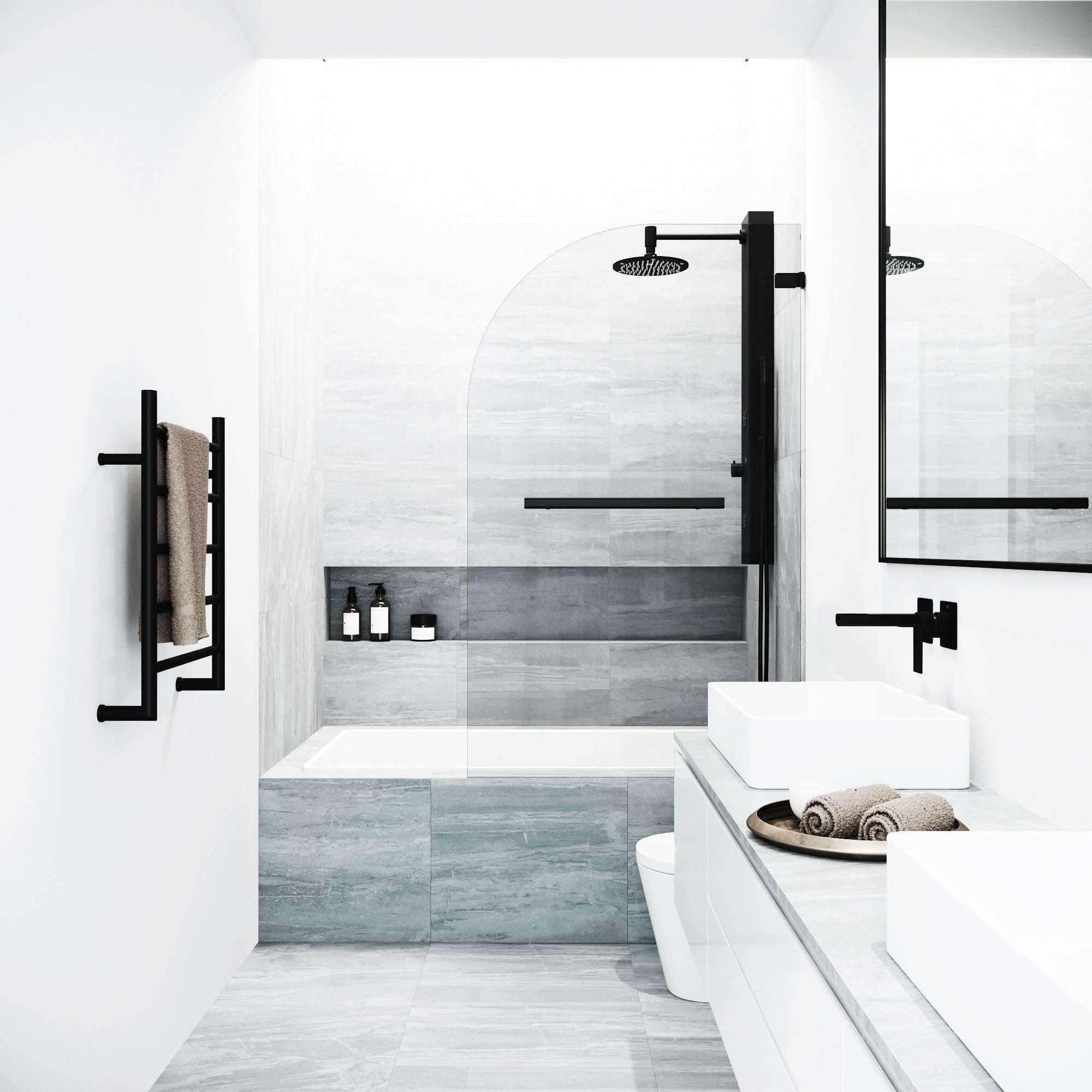Orion Hinged Frameless Tub Door – VIGO