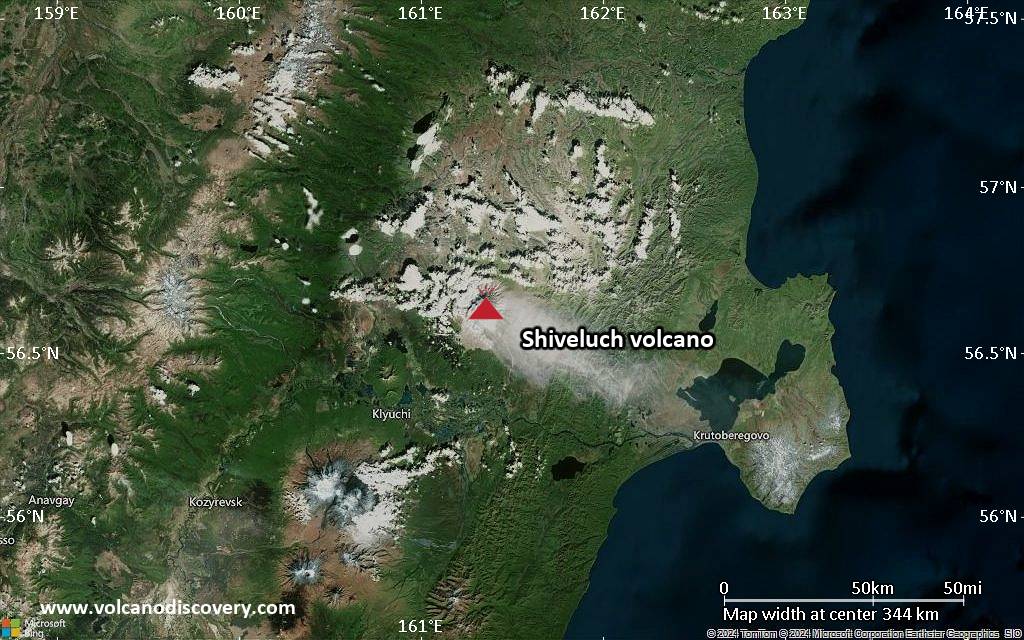 Shiveluch Volcano Volcanic Ash Advisory: POSS ERUPTION OBS AT