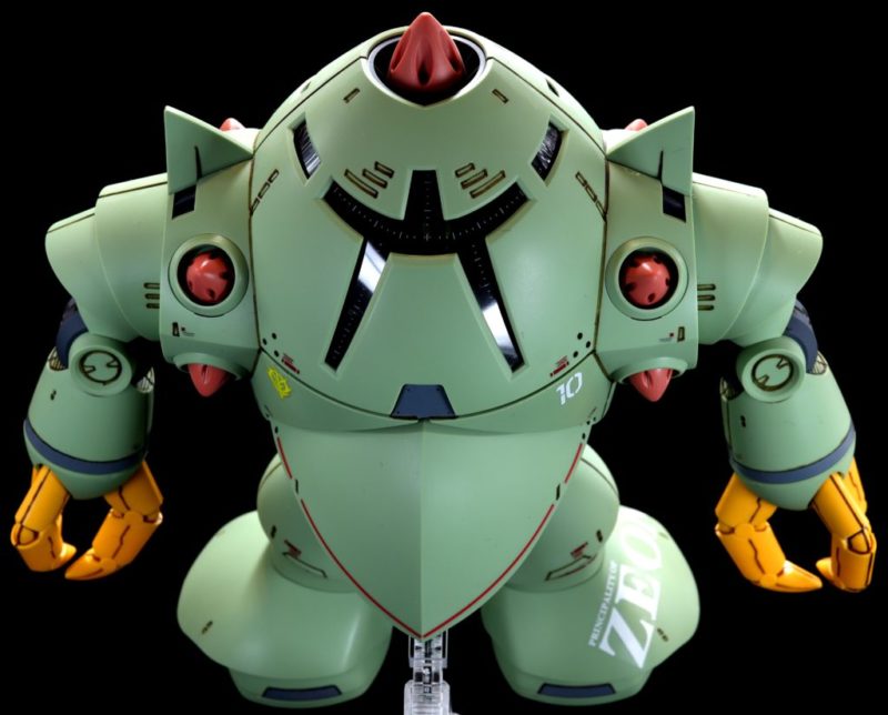 ガンプラ【HGUC ゾック】2 完成 成形色仕上げ（つや消し）+デカール
