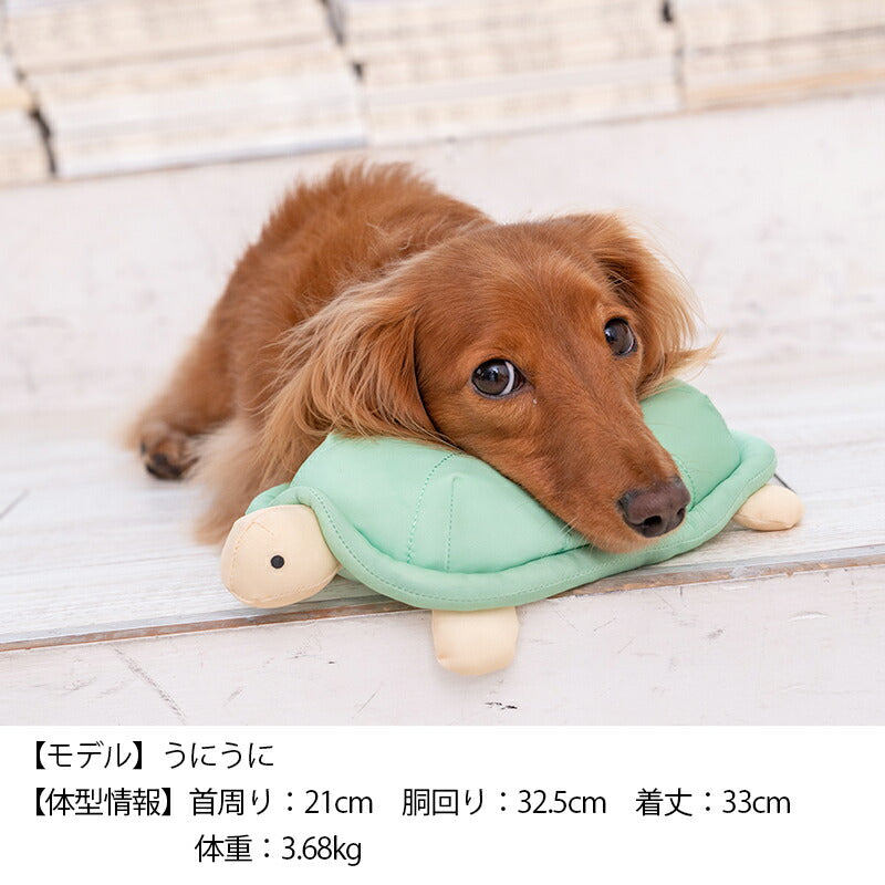 かめクールピロー F Solgra-ソルグラ- 犬用 アゴ置きまくら トイ