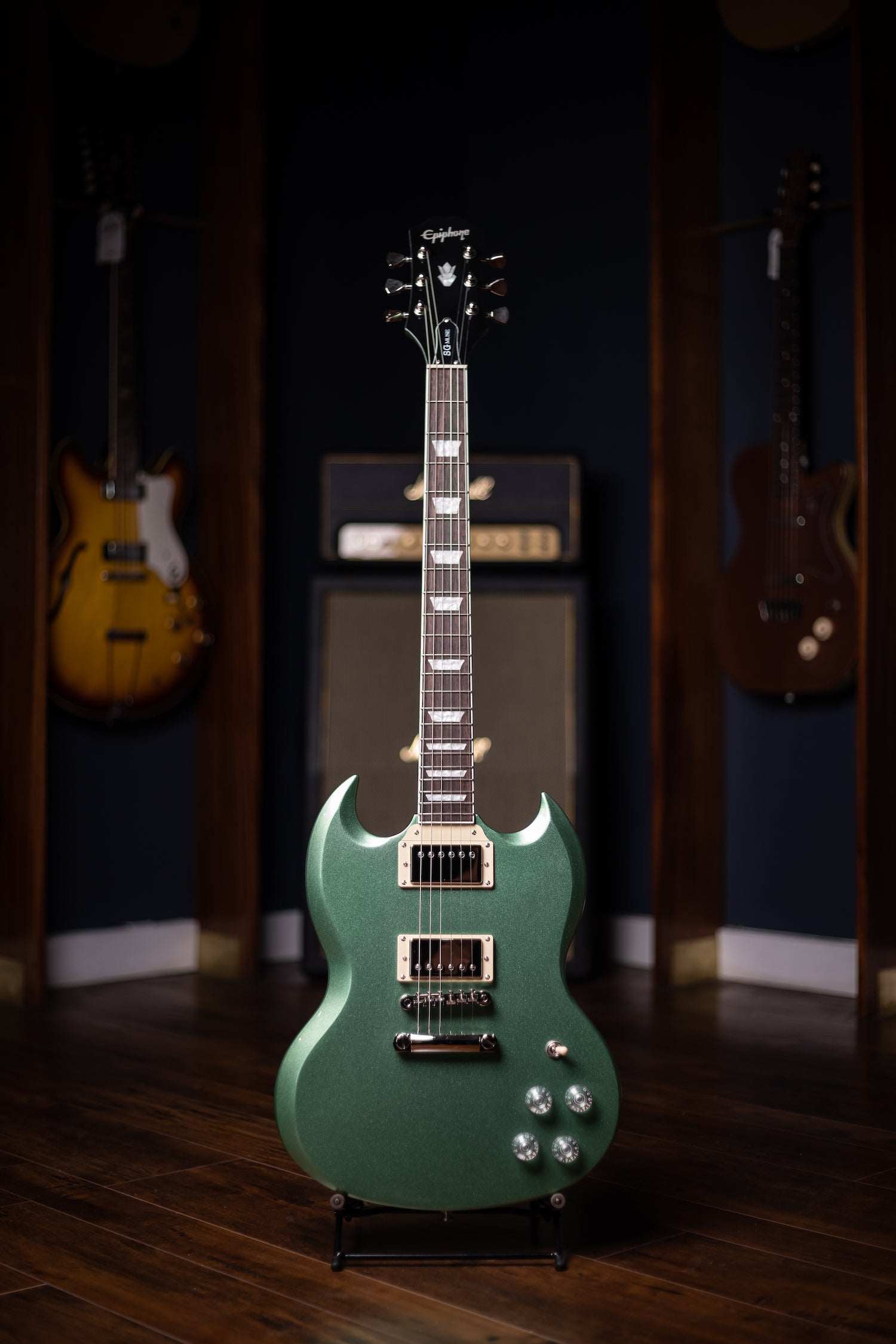 Epiphone SG Muse Electric Guitar - Wanderlust Green Metallic