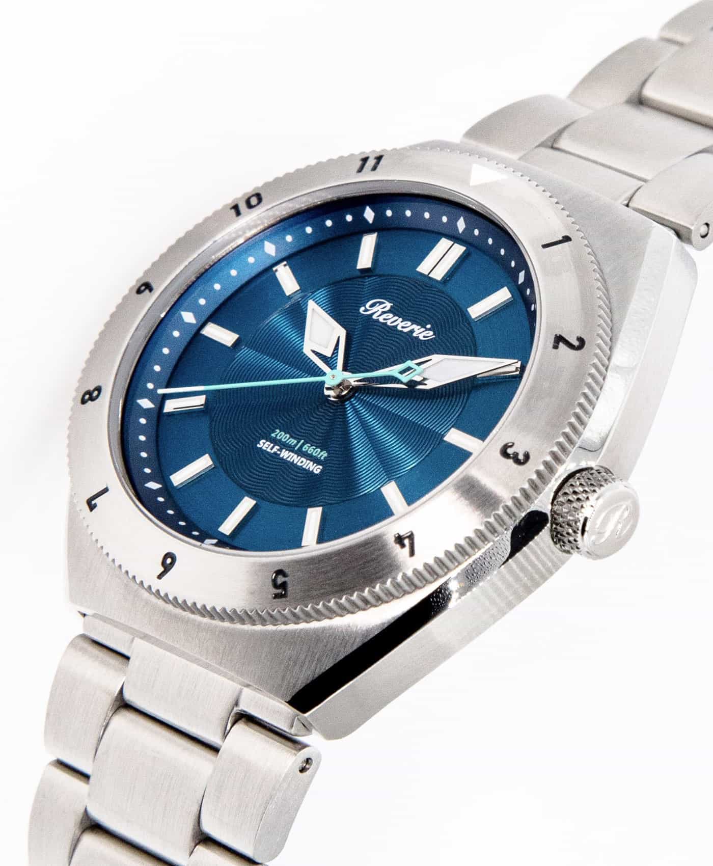 Reverie - Diver - 12h Bezel - Blue