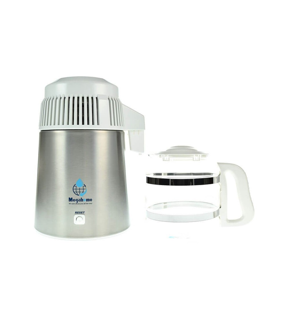 MegaHome 316 Stainless Steel Water Distiller with Glass Jar