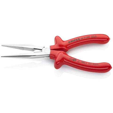 Long Nose Pliers with Cutter-1000V Insulated | KNIPEX Tools