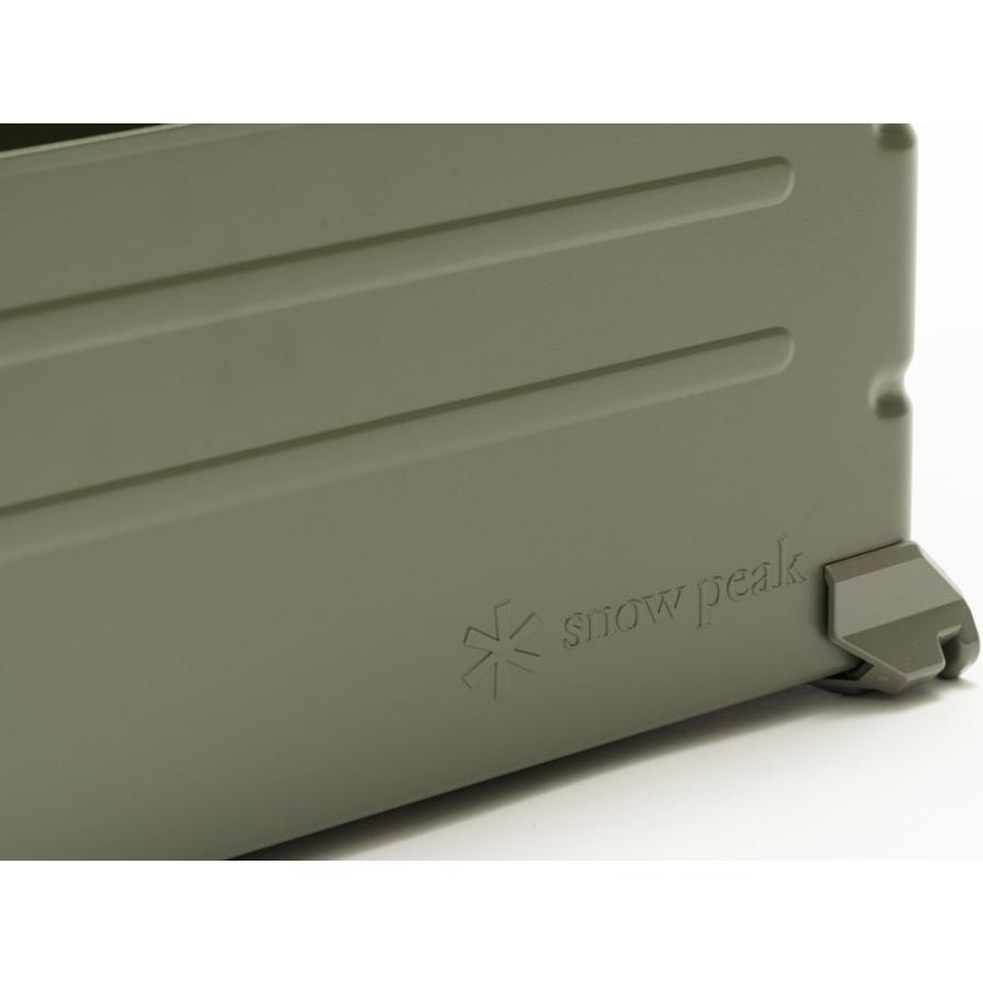 2024春 雪峰祭限定】 snow peak シェルフコンテナ25 オリーブドラブ