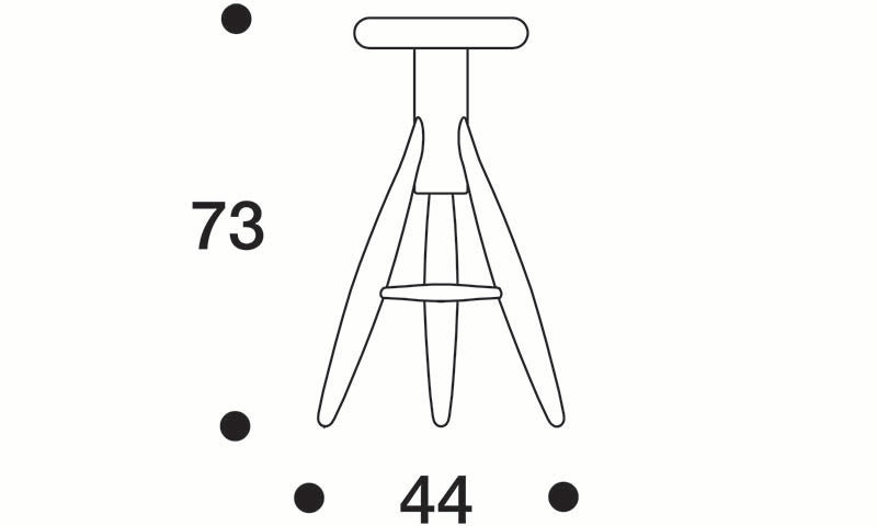 ロケット バースツール ホワイト ラッカー – Artek Tokyo Store