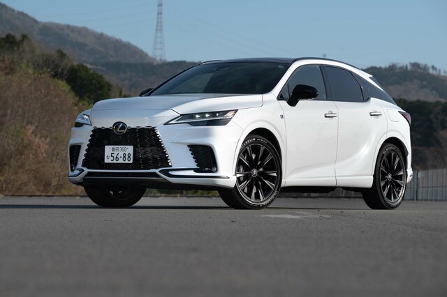 後藤左ハンドル黒白(2台) LEXUS RX500h F SPORT P 後藤左ハンドル黒白