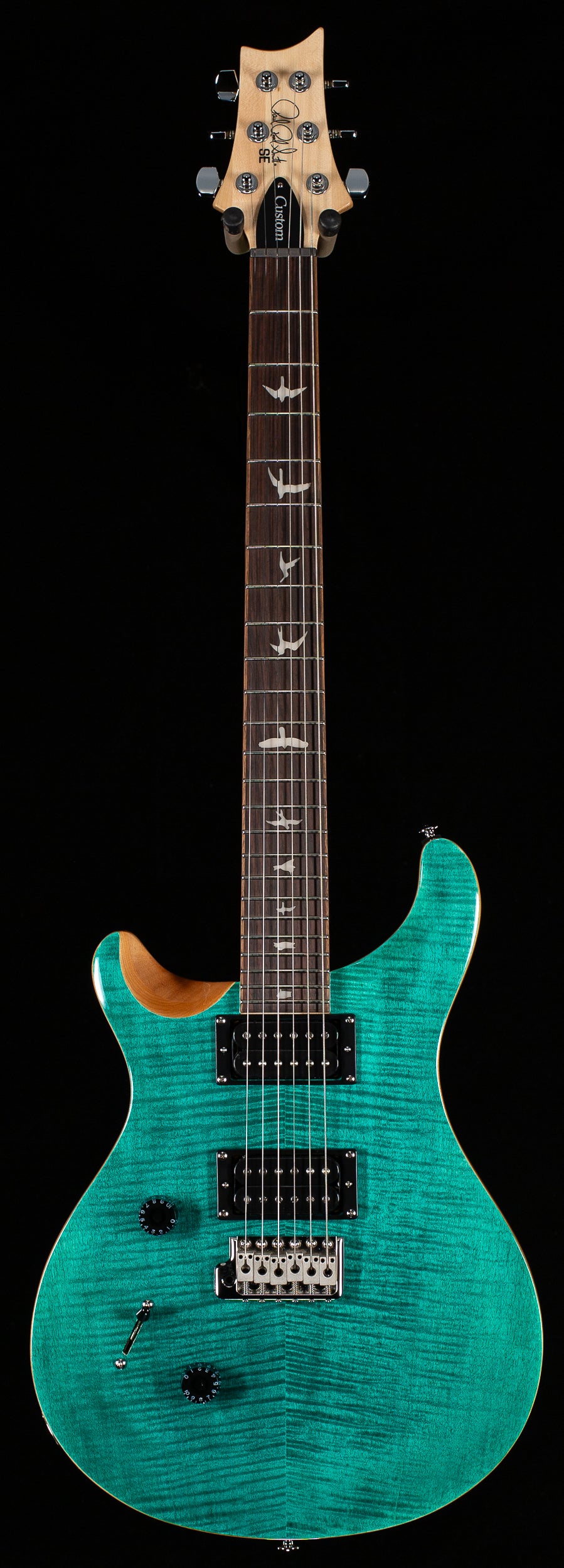 PRS SE Custom 24 Turquoise Lefty (626) - Willcutt Guitars