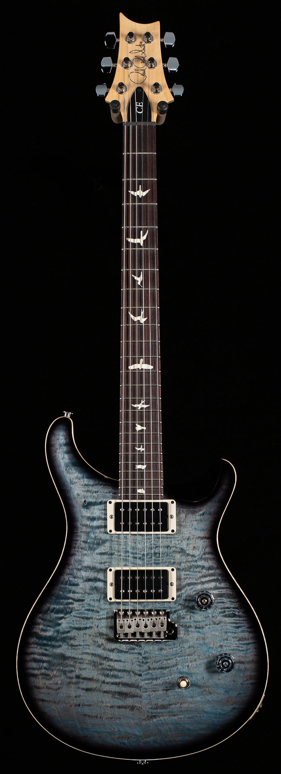 PRS CE 24 Faded Blue Smokeburst (342) - Willcutt Guitars