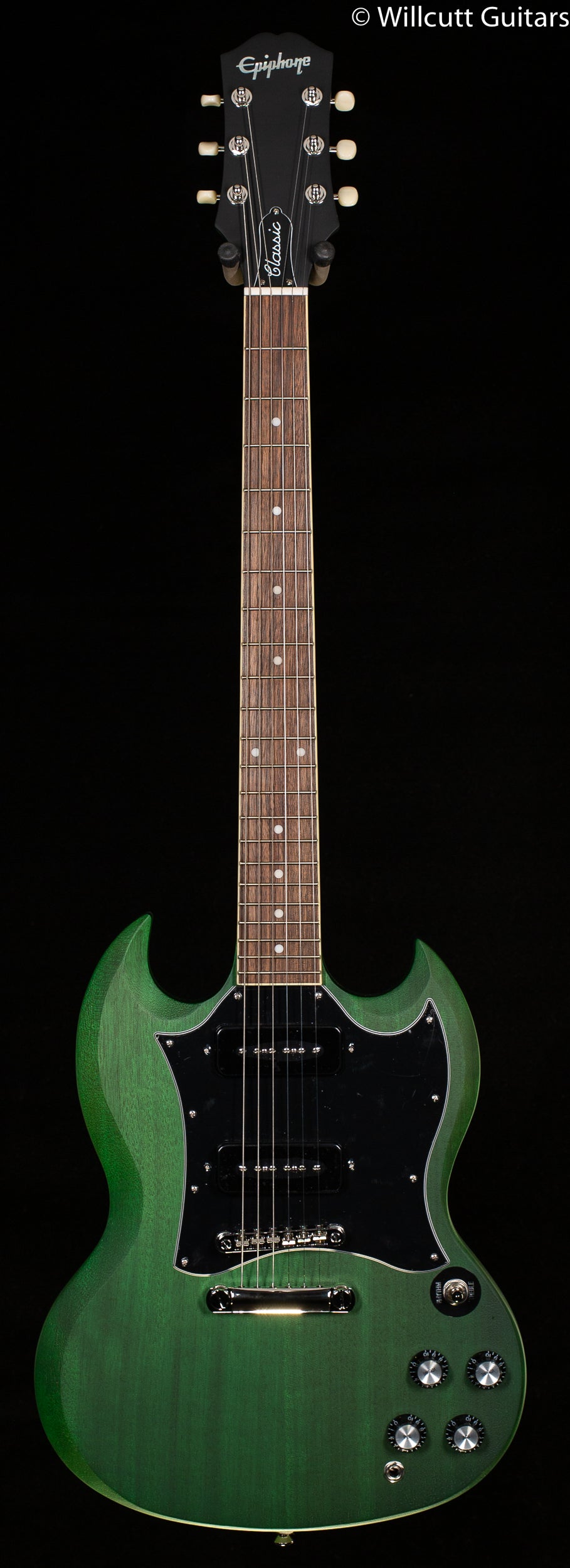 Epiphone SG Classic P-90s Worn Inverness Green (984) - Willcutt