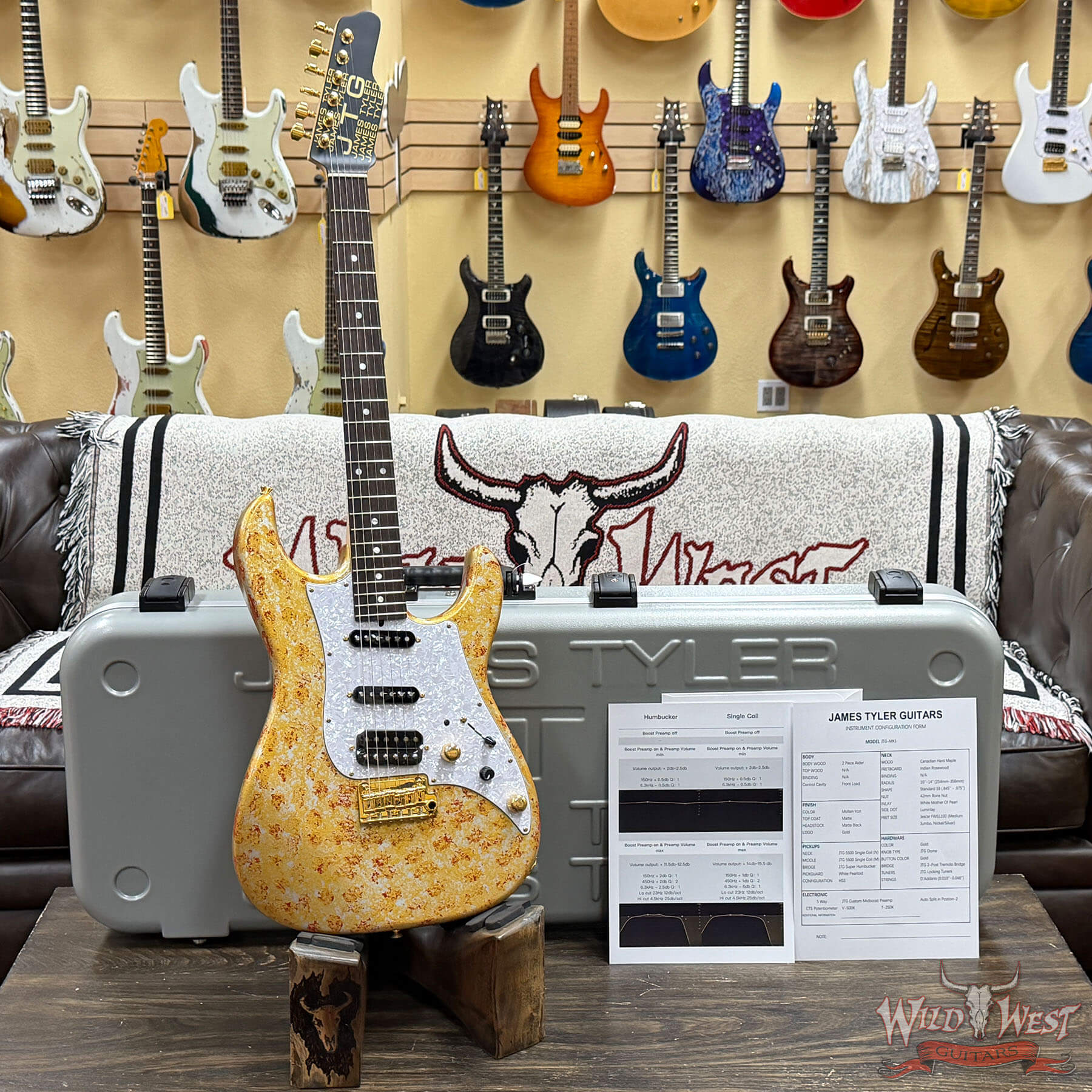 James Tyler JTG MK1 HSS Alder Body Maple Neck with Rosewood