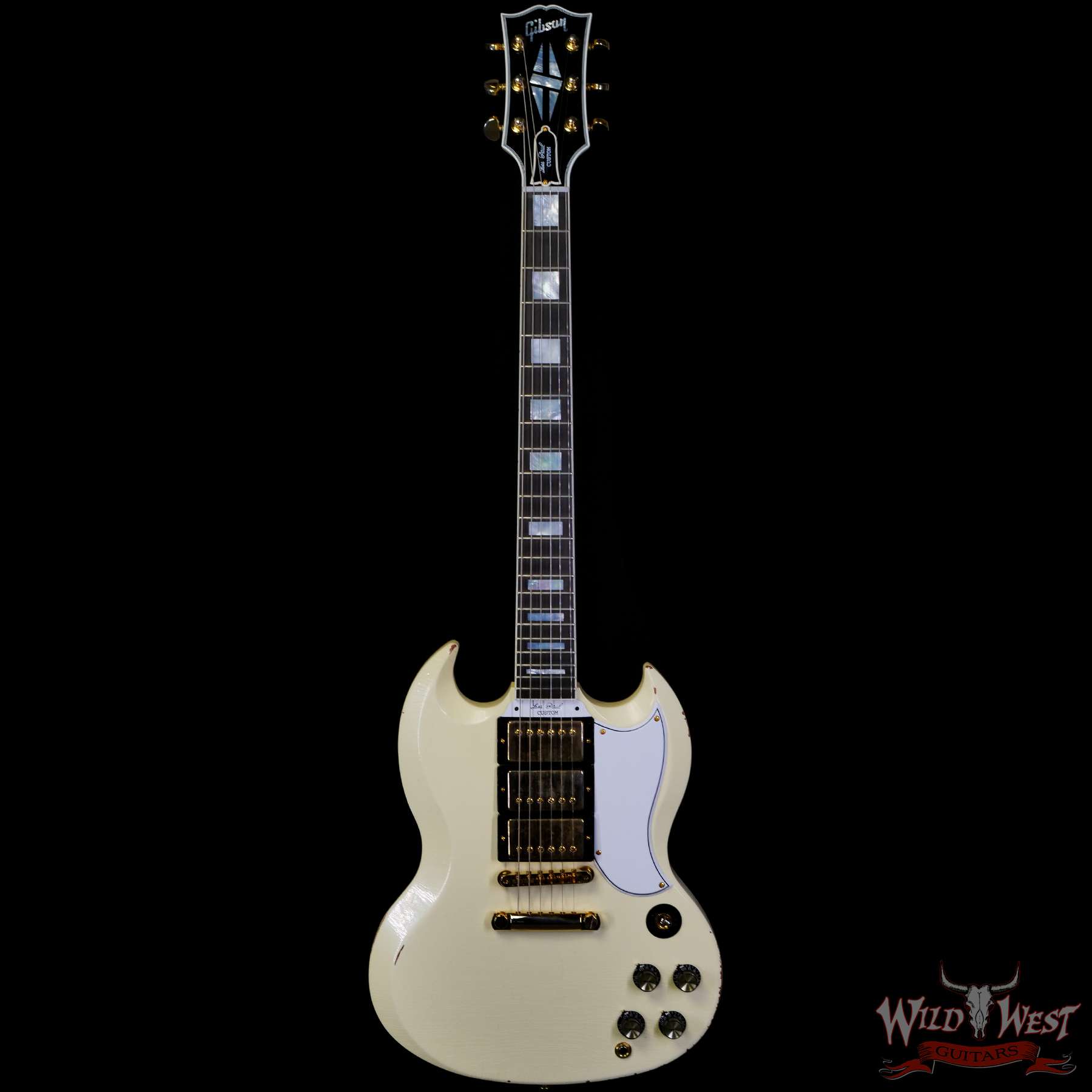 Gibson Custom Shop M2M 1963 Les Paul SG Custom With Stopbar Murphy
