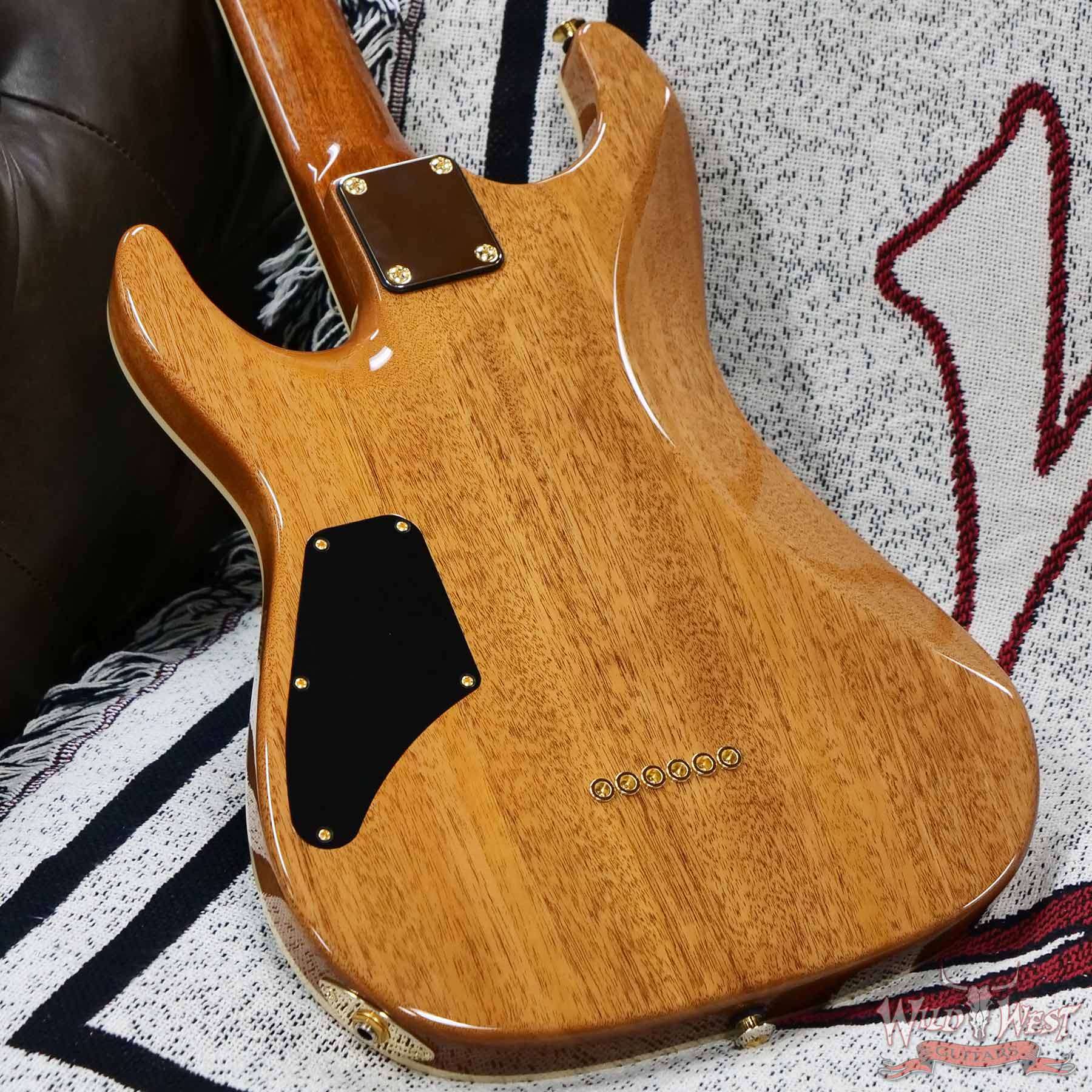 Suhr Custom Carve Top Standard Flame Maple Top Genuine Mahogany