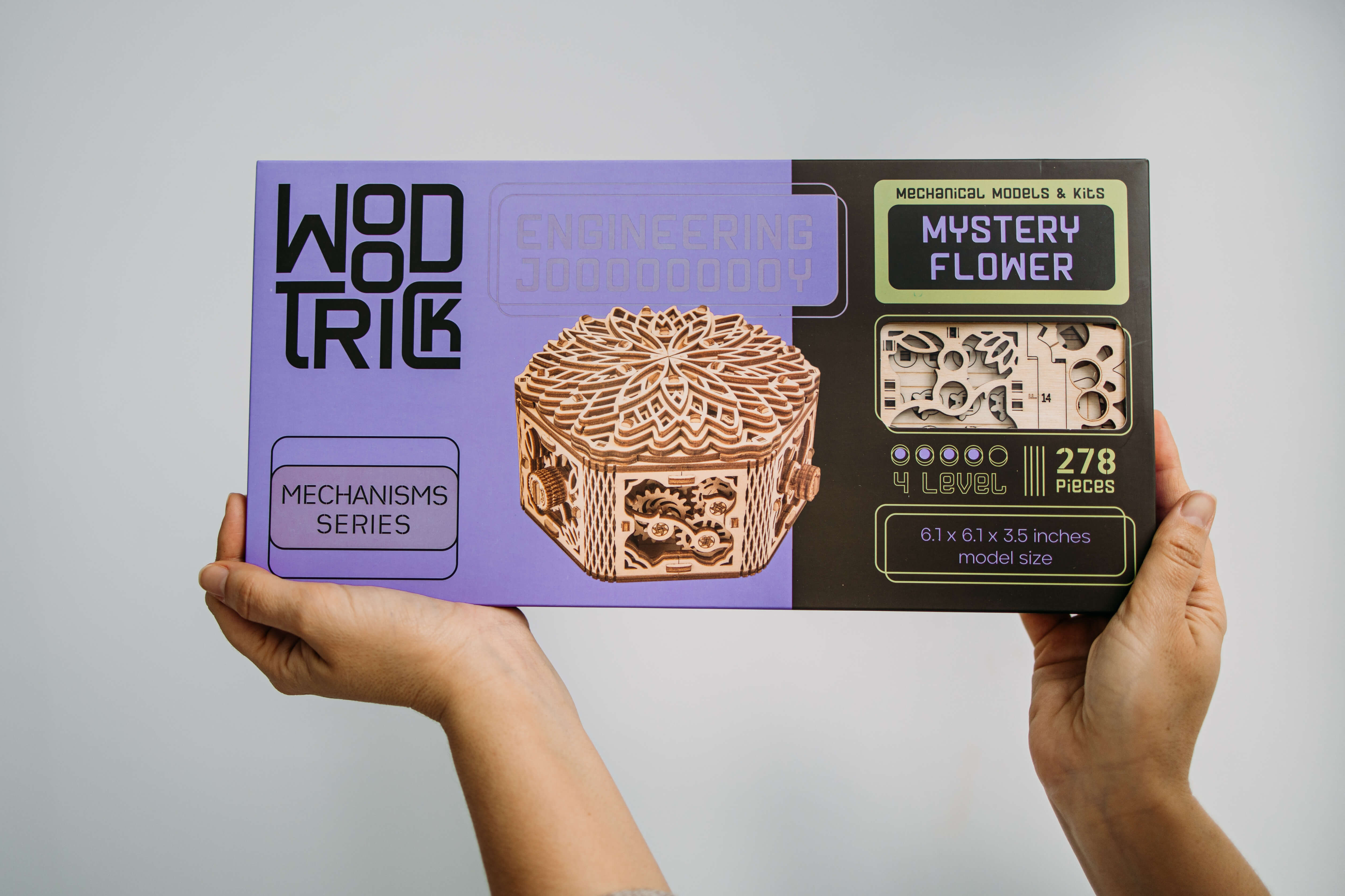 Mystery Flower Wood model kit ✔️ WoodTrick – Wood Trick