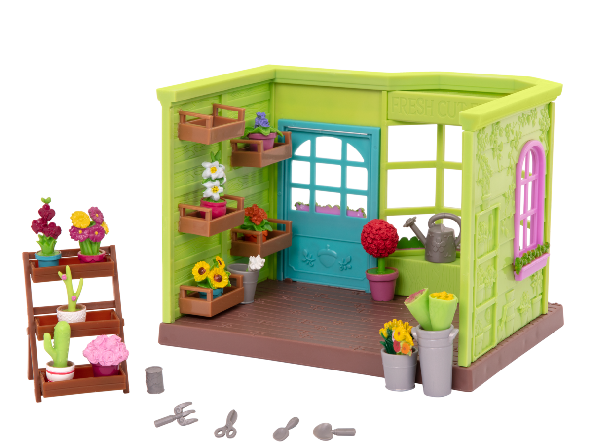 Li'l Petals Flower Shop | Store Playset with Accessories | Li'l