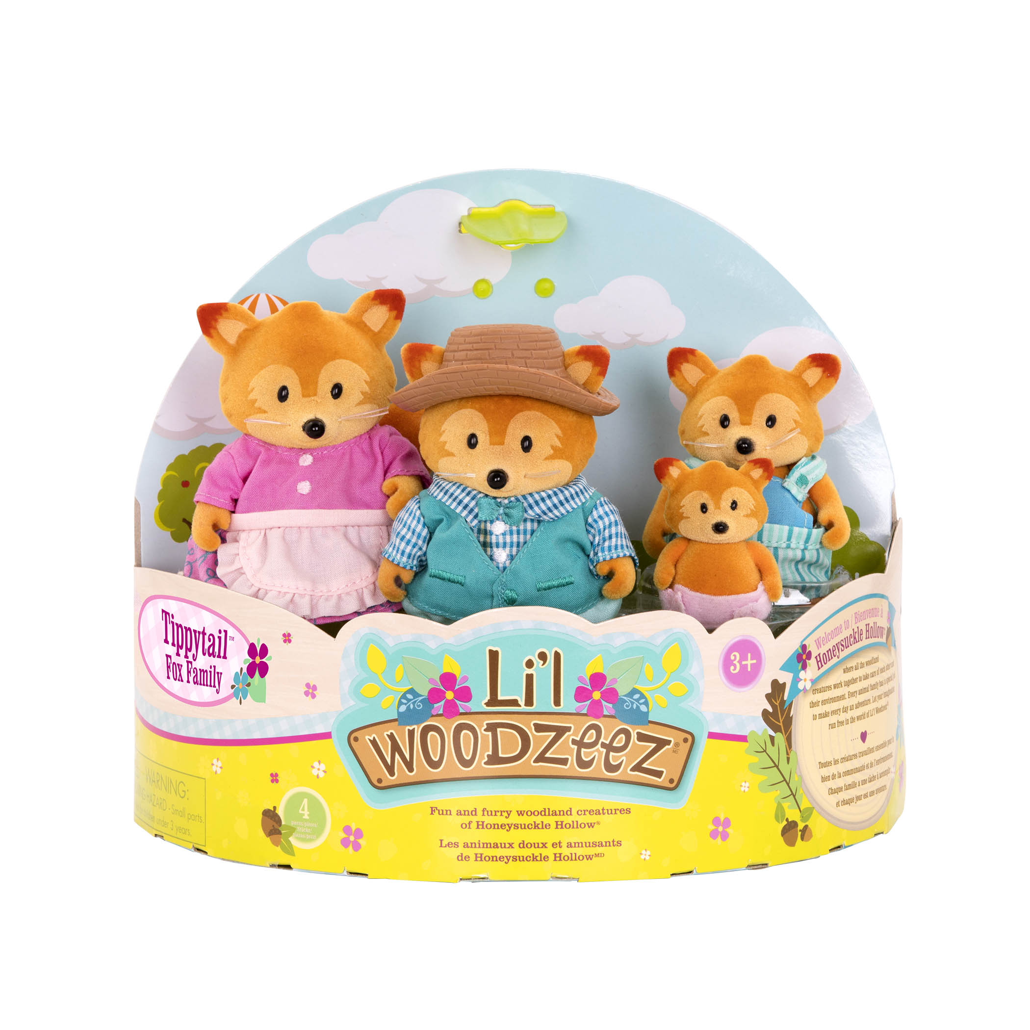 Tippytail Fox Family | Small Animal Figurines | Li'l Woodzeez