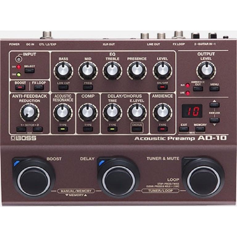 Boss AD-10 Acoustic Guitar Preamp – World Music Supply