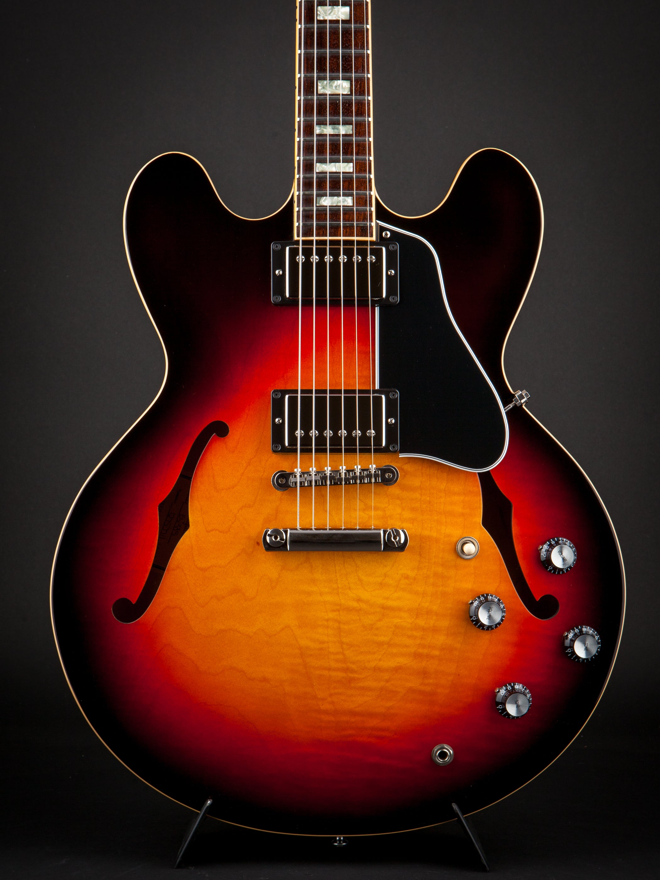 Gibson Custom : ES-335 Block Figured 2018 Antique Sunset Burst