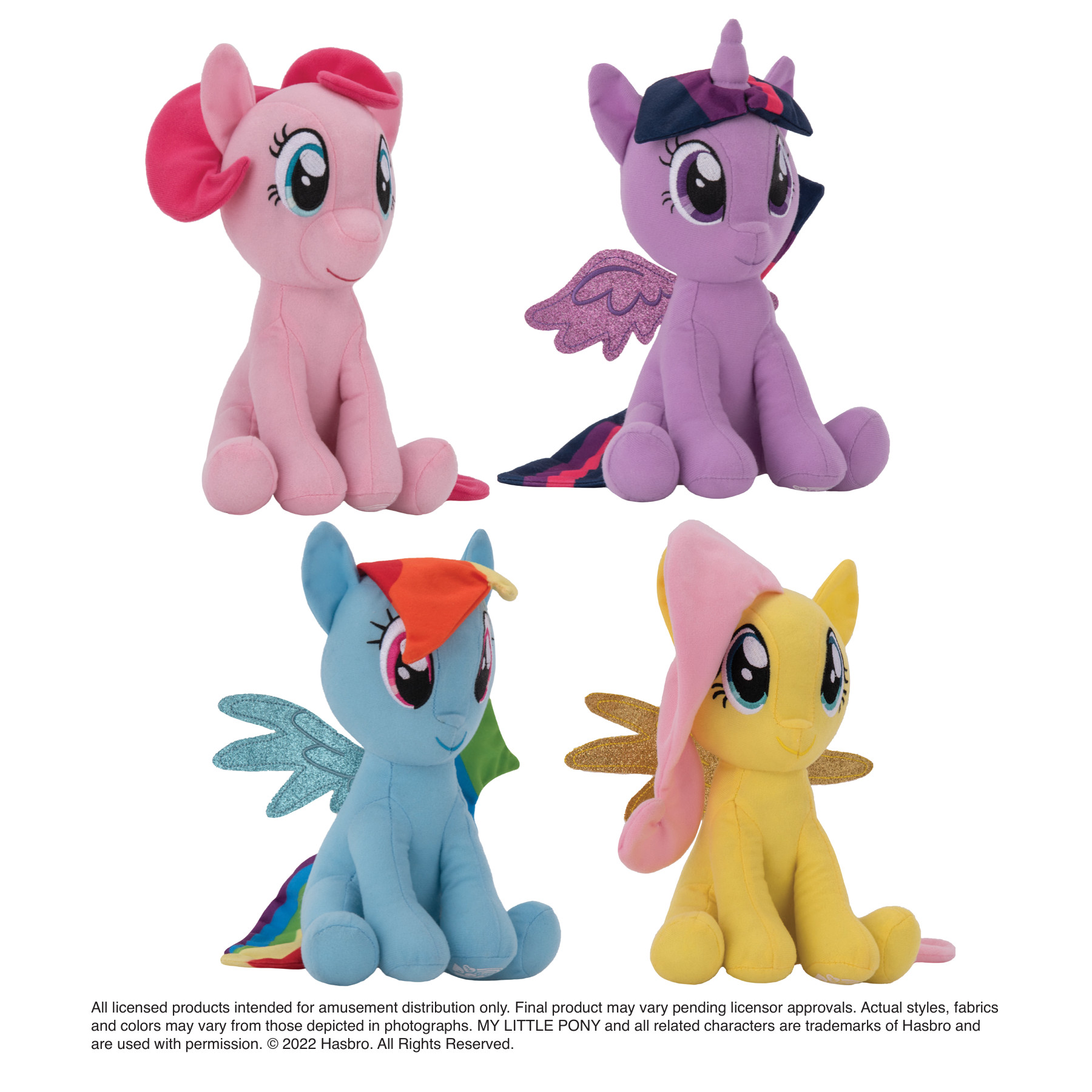 MY LITTLE PONY 7″, 4 ASST. @$5.25ea – World Plush Inc.