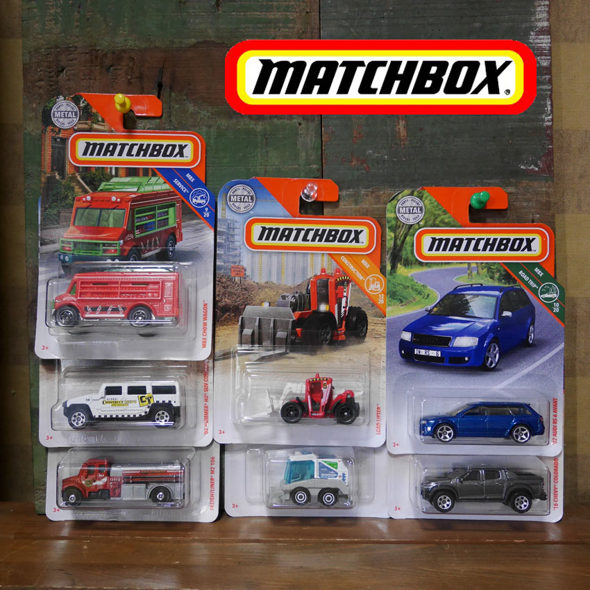 MATTEL マッチボックス ベーシックカー 7種 アソート 7台セット レトロ