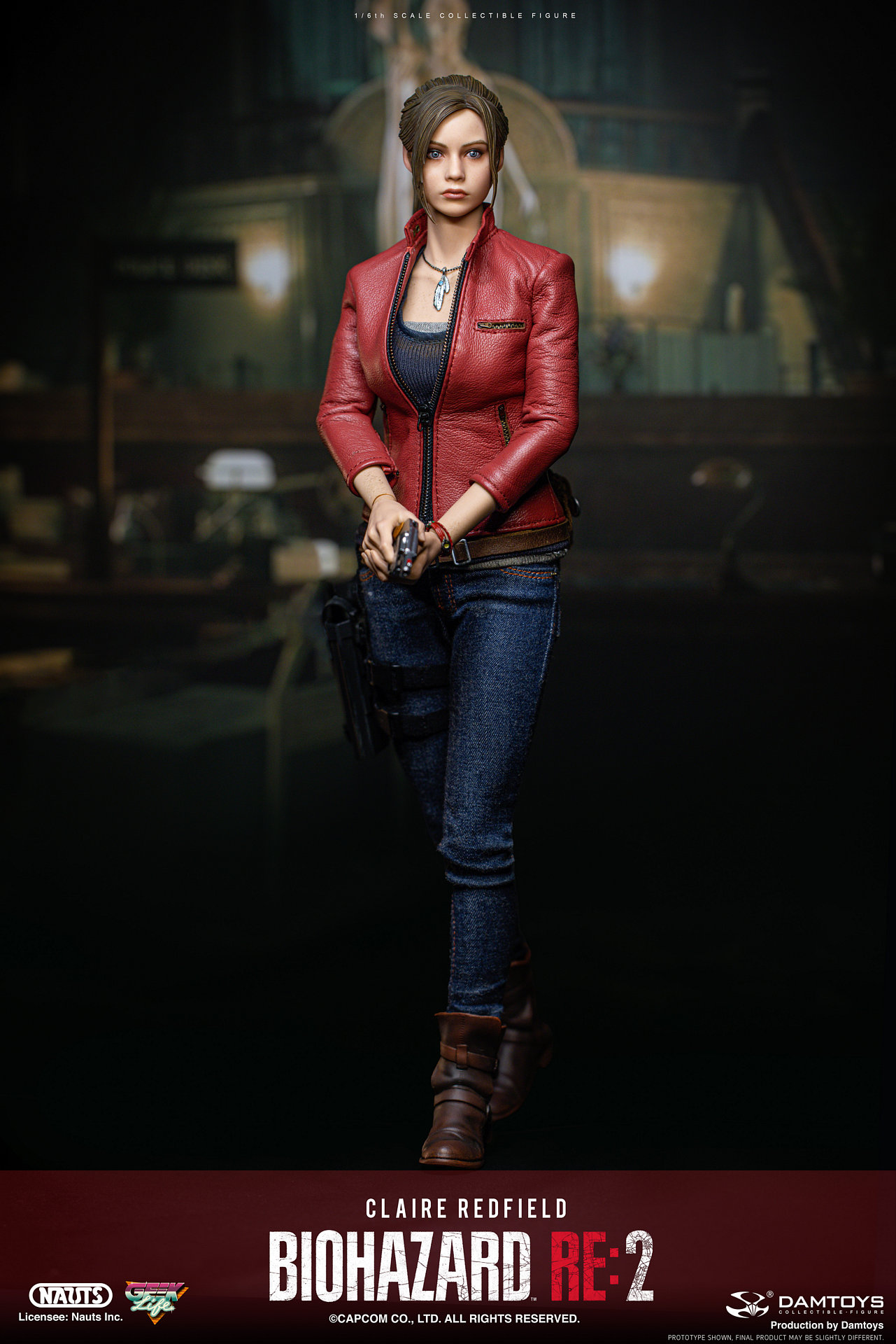 バイオハザード RE:2」より，クレアの1/6コレクティブルアクション