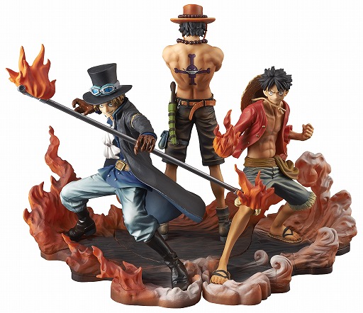 ワンピース」，ルフィたち義兄弟3人のフィギュアがプライズで順次投入