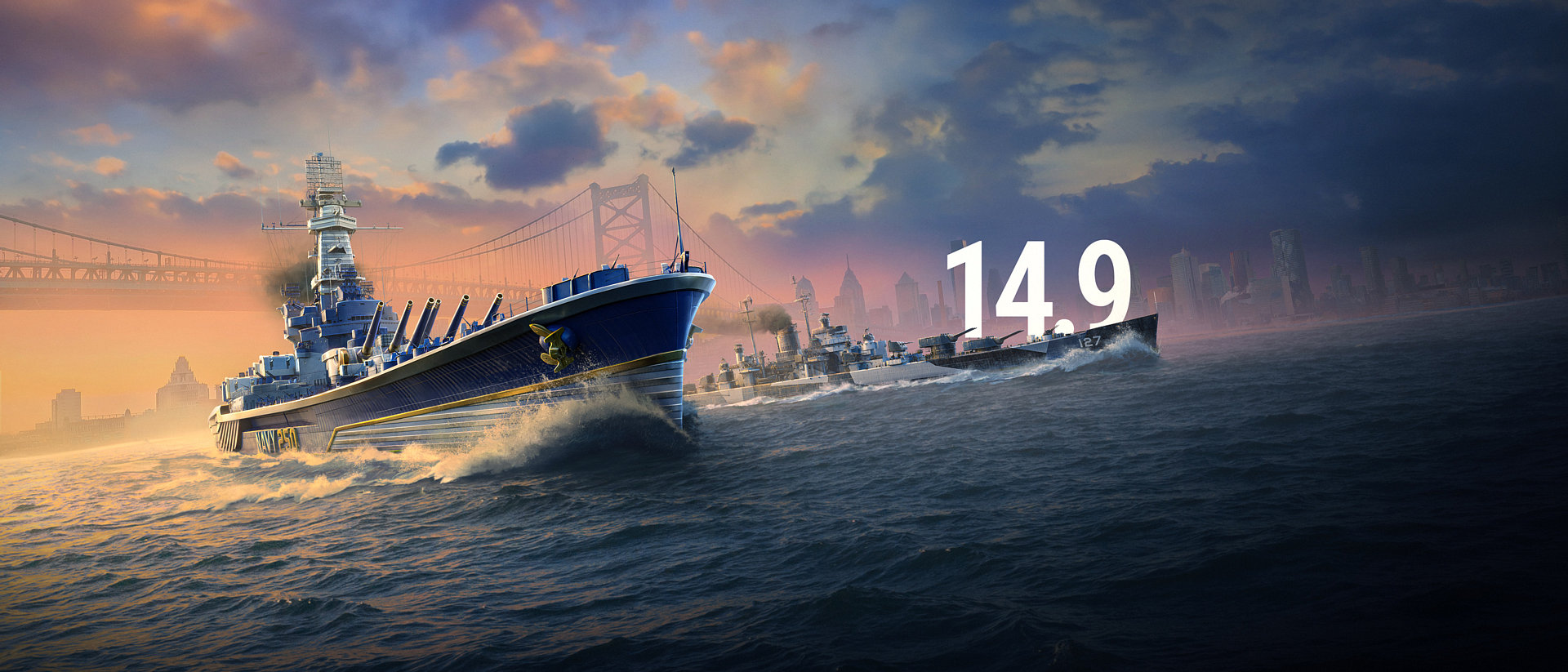 World of Warships」，アメリカ海軍創設250周年を記念する大型