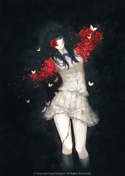 Innocent Greyの10周年記念画展「花葬」が11月27日に東京で開催