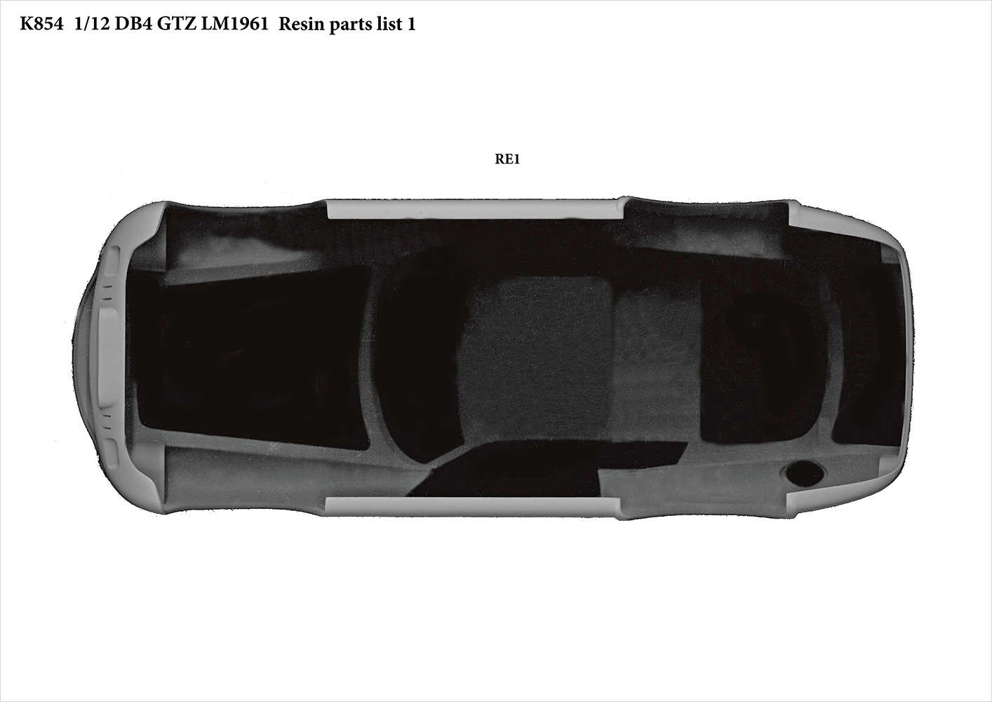 MFH 1/12 アストンマーティン DB4 GTZ LM 1961 モデルファクトリーヒロ
