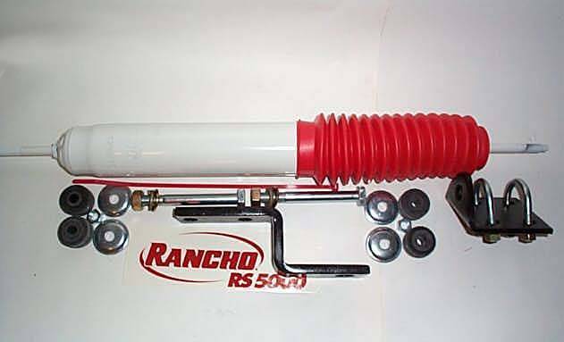 4x4 Parts - Frontier Steering Stabilizer Kit with Rancho Shock