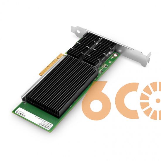 Intel XL710-BM2 Network Interface Card, 40G Dual-Port QSFP+, PCIe